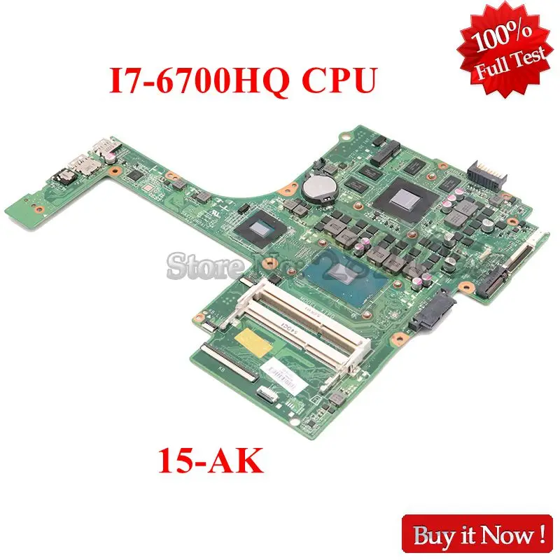 NOKOTION 832848-001 832848-601 для hp Pavilion 15-AK серии Материнская плата для ноутбука DAX1PDMB8E0 I7-6700HQ процессор GTX950M GPU