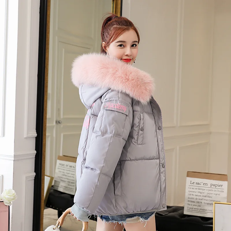 Новинка 2019 теплое пальто средней длины в Корейском стиле женская зимняя теплая