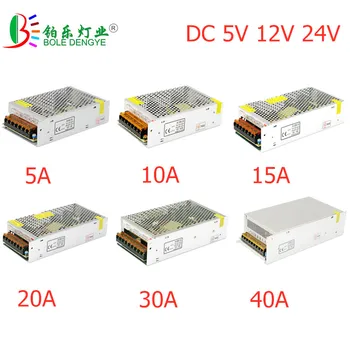 

LED Power Adapter Lighting Transformer AC 100V-240V To DC 5V 12V 24V Switching Power Supply 1A 2A 3A 5A 10A 20A 30A LED Driver