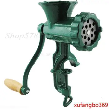 

Meat Grinder Cast Iron Hand Operaten Grinder Manual Home Meat Mincer Sausage Maker Machine Broken Chicken Rack Bones