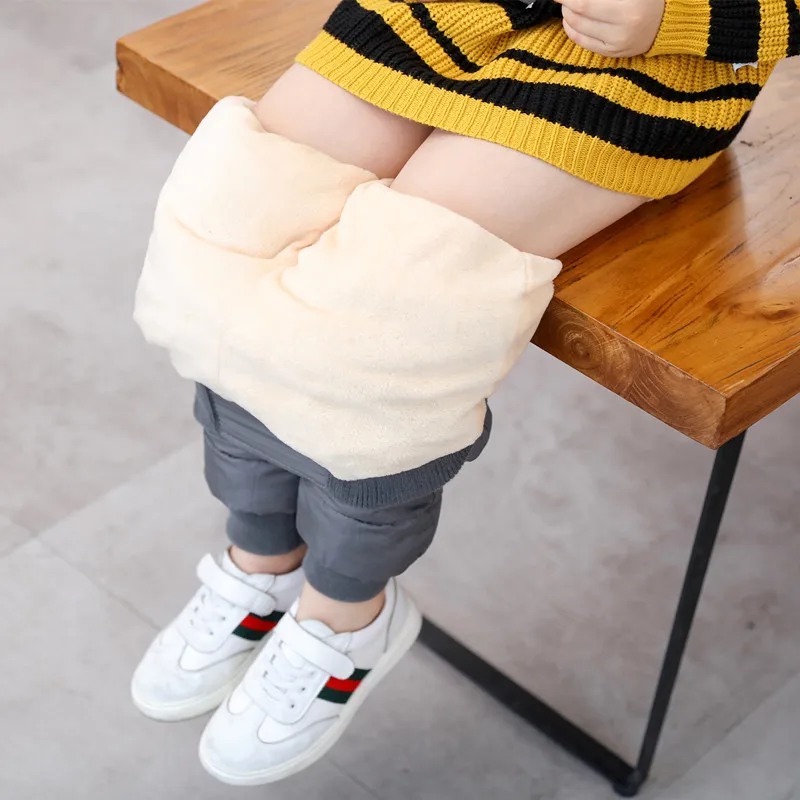 Children Trousers Winter Boys Girls Thicken Outer Wear Warm Pants Waterproof Ski Children's Clothing Long Pants girls pants boys pants kids pants girls trousers