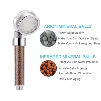 

LED Bath Hand Held Shower Head Sprinkler Sprayer Tempreture Control Color And Can Withstand Great Water Pressure High Quality