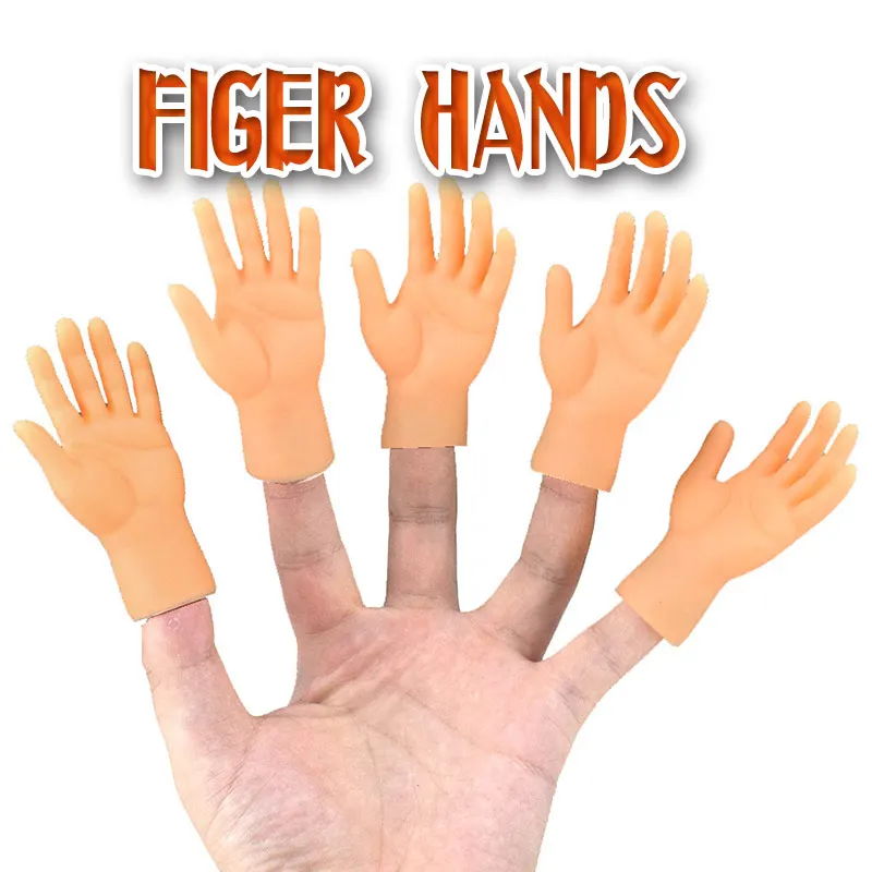 

Screepy Halloween Mini Finger Hands Tiny Left Right Hand for Game Party Costume BM88