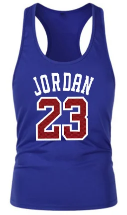 Летний бренд Jordan 23 Мужской хлопковый жилет с мужской фитнес костюм camisetas хип-хоп без рукавов - Цвет: 2