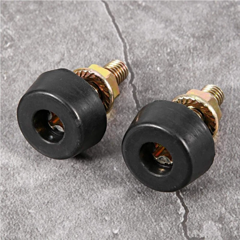 1 Pair Engine Bonnets Bonnet Adjuster Bump Stop hood adjuster Fit for Nissan Patrol GQ for Ford Maverick BSANS1GP-1 62840-H8500 Hood Pins