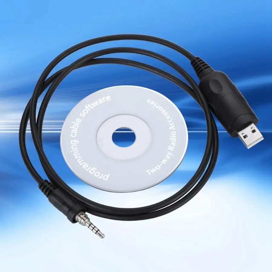 USB Кабель для программирования с CD программным обеспечением для VX-6/6E/6R/7E/7R/120/127/170/177