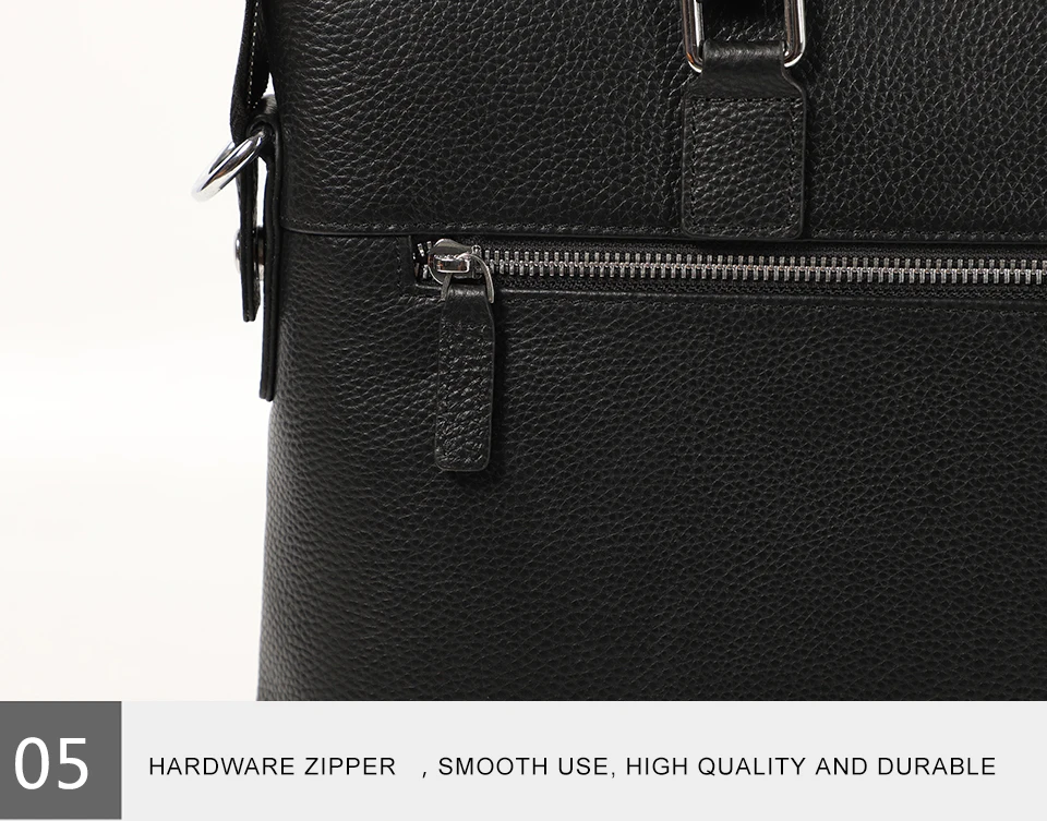 New Genuine Leather Briefcase for Men Travel Bags Causual Crossbody Bag Men Bag Laptop Briefcase Bag Male Handbag Fashion