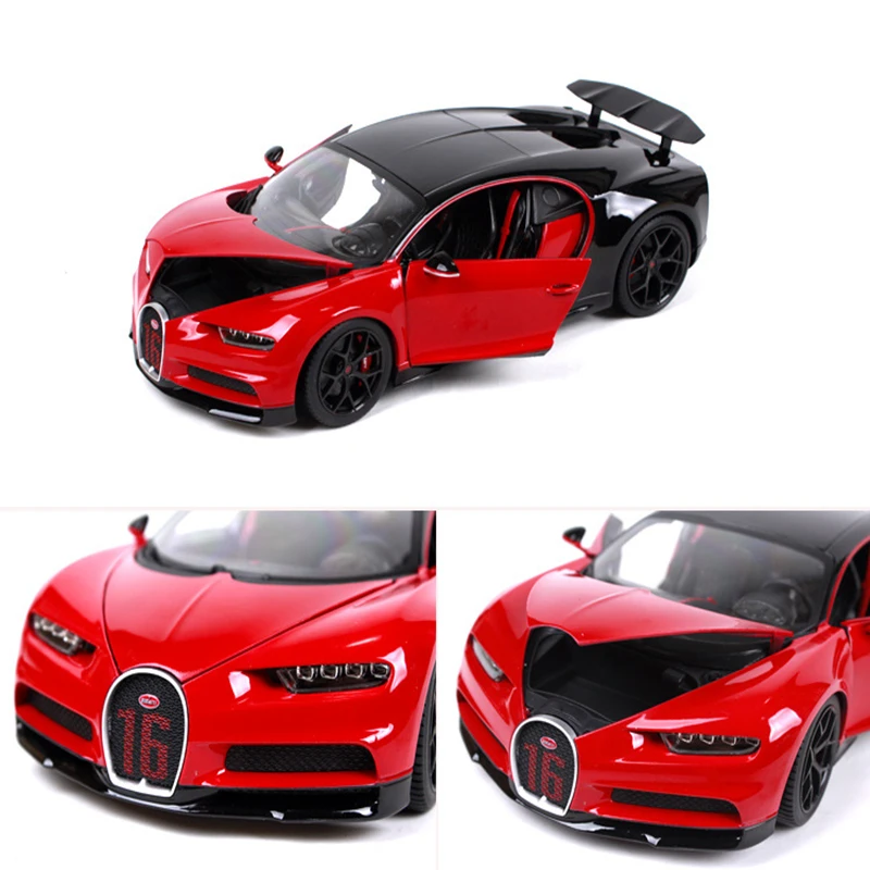 Huilong 1:18 Bugatti имитация сплава Модель автомобиля украшение игрушки для взрослых, автолюбители должны купить его быстро