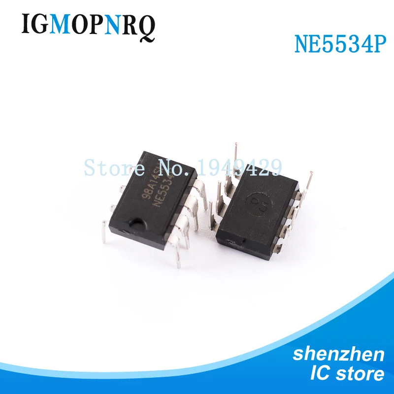 10 шт. NE5534P DIP8 NE5534 операционный усилитель op amp с низким уровнем шума новая быстрая
