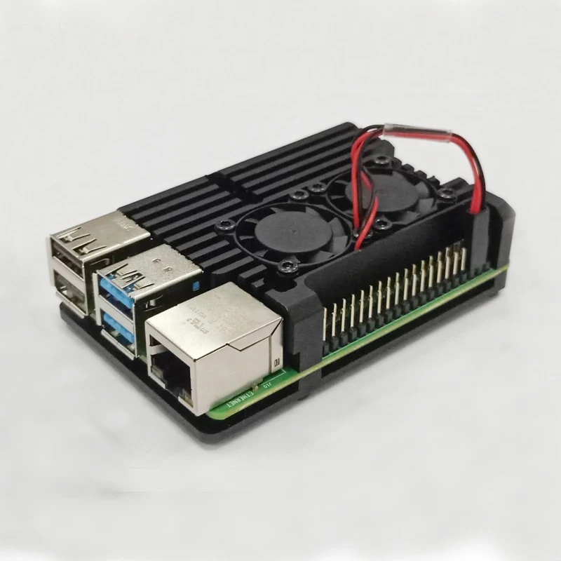 Подходит для Raspberry Pi 4 металлический корпус Защитная коробка корпус алюминиевый сплав