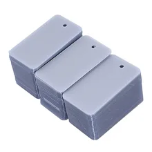 Лидер продаж-пустые прозрачные деловая карточка из ПВХ нет необходимости для того чтобы напечатать 65X35 мм Закладка для книги прозрачный ярлык