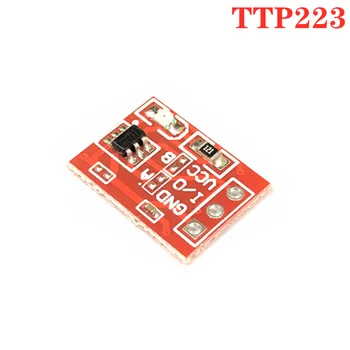 

TTP223 touch button module self-locking jog capacitive switch single-channel transformation