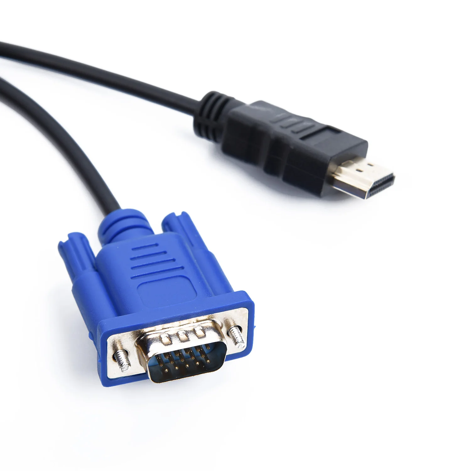 1 м HDMI к VGA D-SUB Мужской видео адаптер кабель для HDTV PC монитор компьютера Подключите устройство с HDMI