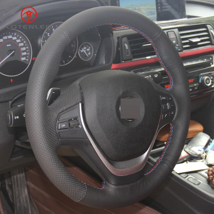 LQTENLEO искусственная кожа черного цвета для BMW 3 серии F30 F31 F34 318i 320i 320d 328i 330i 330e 330d