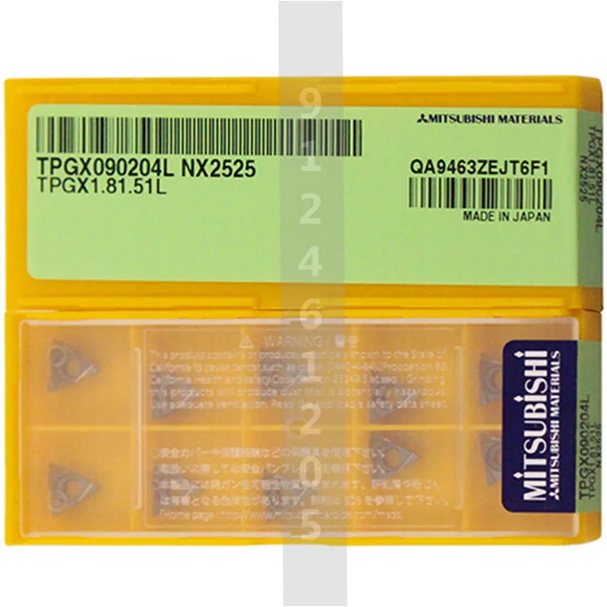 Рисунок 4 - TPGX090202L NX2525 / TPGX090204L NX2525 TPGX1