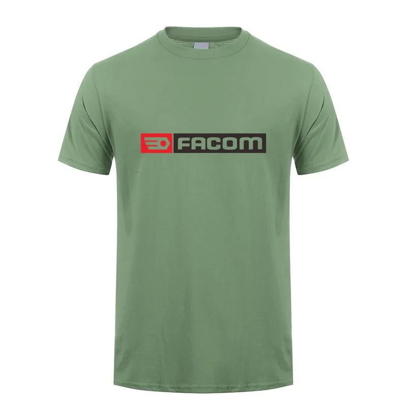 MilitaryGreen Футболка Midnite Star Facom, мужские топы, новая мода, короткий рукав, инструмент facom, футболки, мужские футболки - Цвет: MilitaryGreen