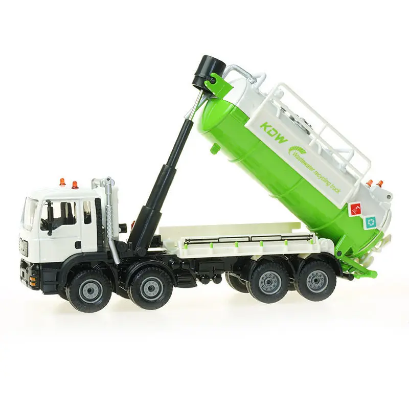 

Cadeve 625030 Alloy Engineering Vehicle 1: 50 Waste Water Recycling Freight Truck High Pressure Cleaning Environmentally Friendl