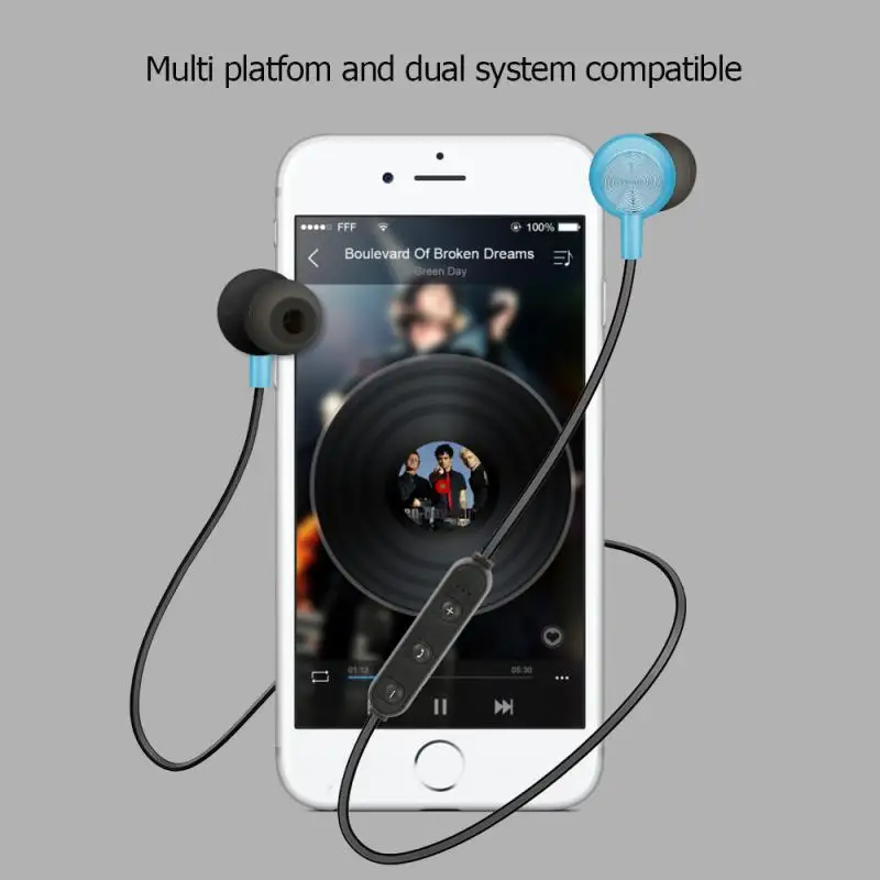 4 цвета Магнитные Bluetooth спортивные наушники Беспроводная гарнитура стерео бас наушники с микрофоном для huawei samsung iPhone