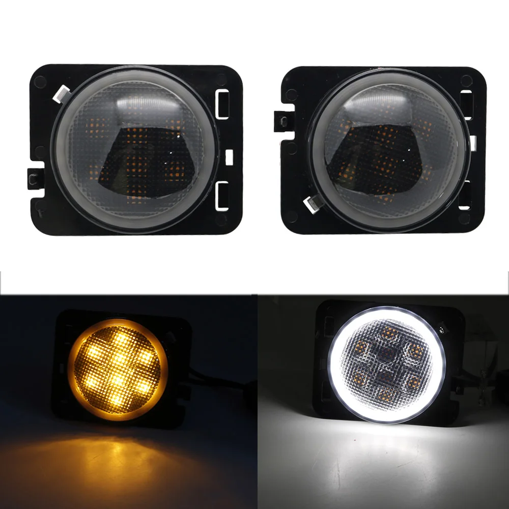 العنبر LED الجبهة بدوره مصباح إشارة الضباب الخفيف...