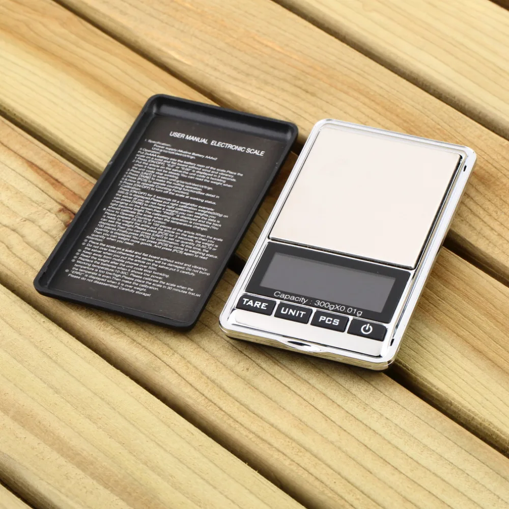 1pcs Brand NEW Professional Mini 0.01 x 300g Electronic Balance Gram Digital Pocket Jewelry Weighing Scale Hot Selling