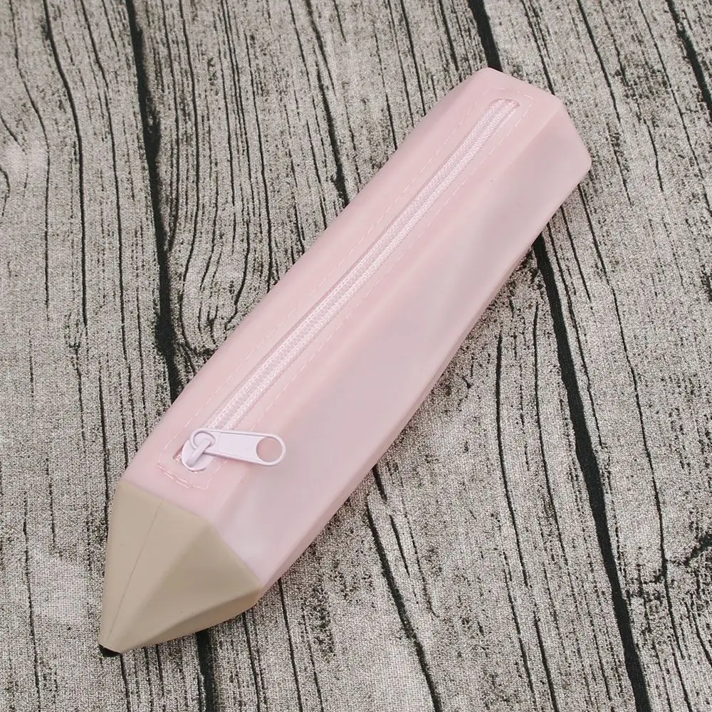 1 шт. карандаш в форме силиконовый пенал Чехол сумка для хранения косметики детский подарок школьные офисные поставки