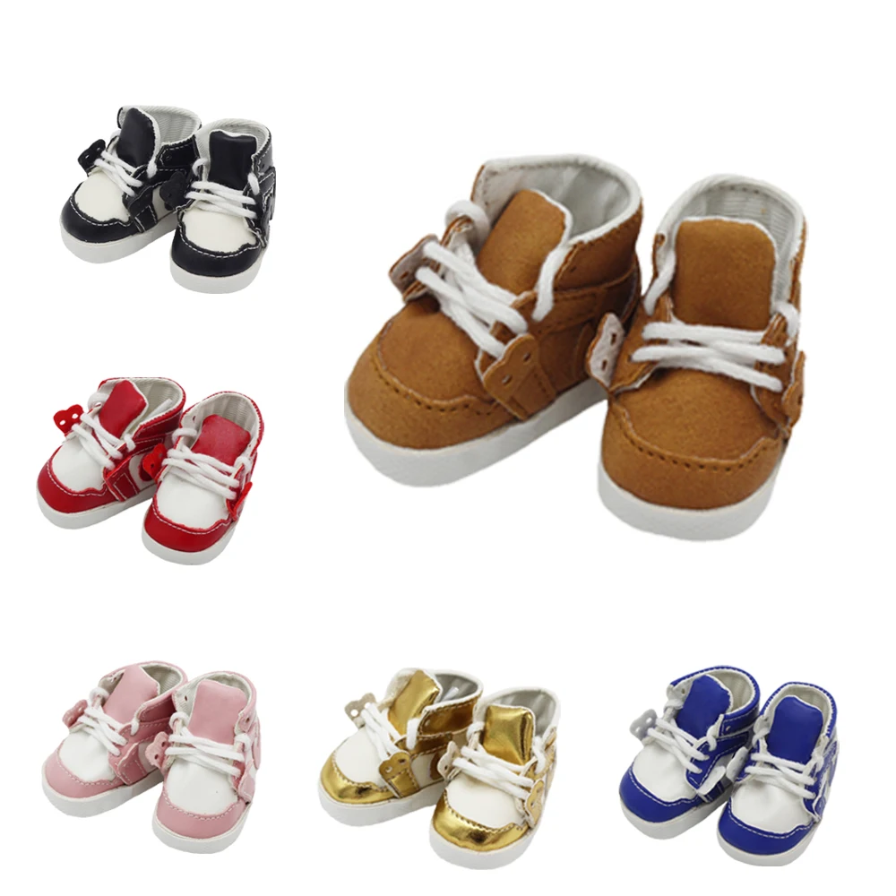 Doll Shoes 5*2.8cm for 14.5 Inch Doll and 20cm Plush EXO Toy Boots Accessories