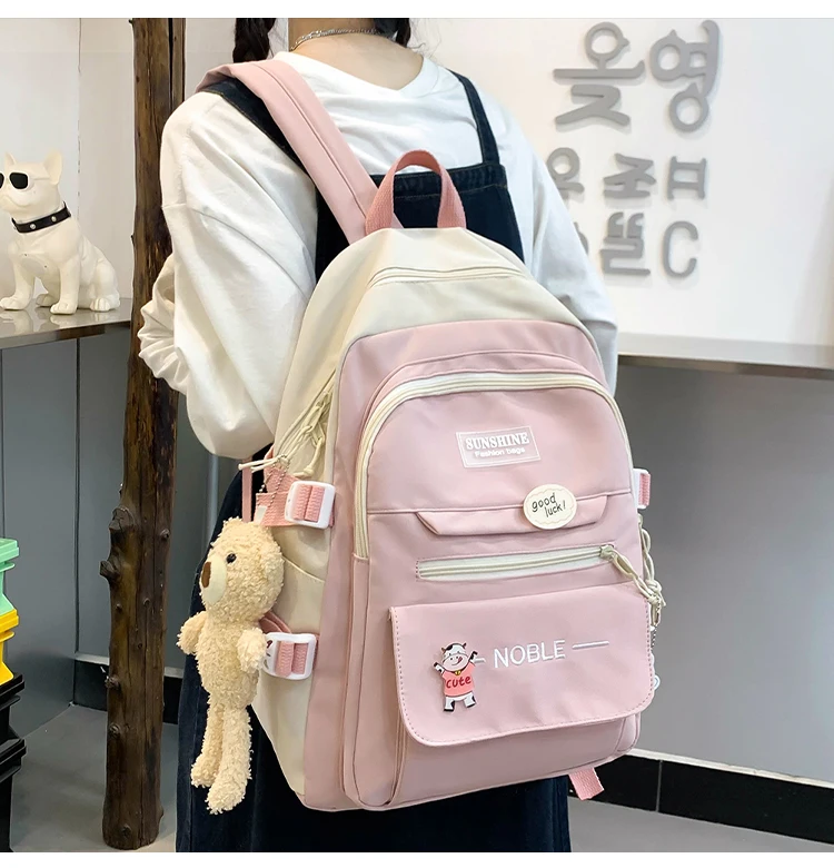 Mochila Multi Pocket Nylon Fashion Fashion Backpacks Cool Men School Bag For Teenage Mujer Viajes De 39,06 € | DHgate