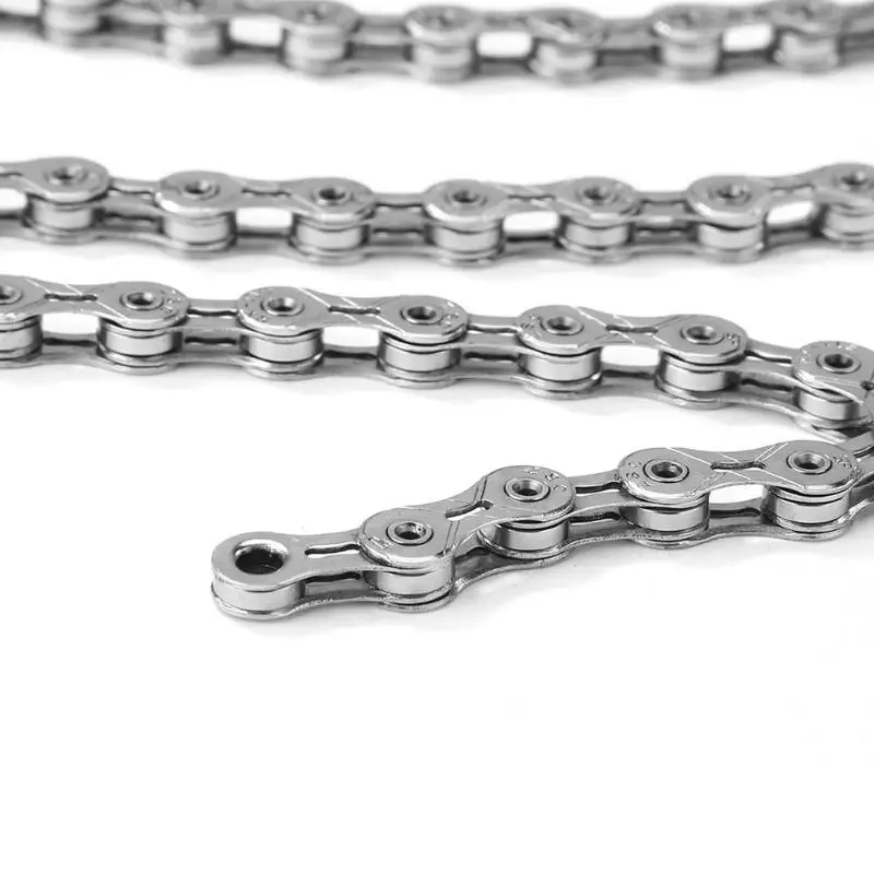 116 Links 11 Speed Hollow Steel Mountain Bicycle Chain Cycling Accessories Steel Silver Bike Chain Bicycle Accerssories