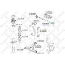 Наконечник рулевой правый Honda Jazz 1.2/1.4 02 STELLOX 51-00197