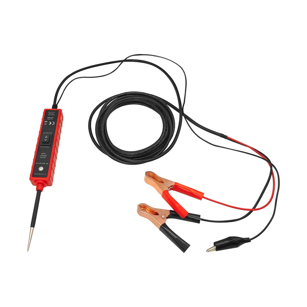 6V 24V 전기 트렁크 자동 복구 공장 홈 손전등 전원 회로 전기 테스터 자동차 차량 진단 도구Electrical