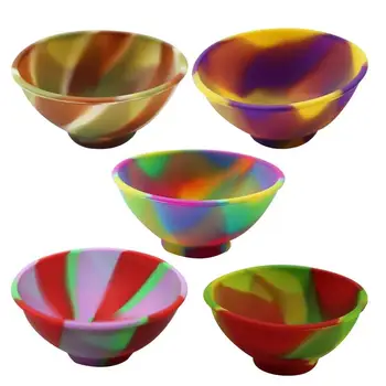 

5Pcs/Lot Baby Feeding Bowl Rice Bowls Silicone Bowls Storage Bowls Seasoning Bowl For Kids Random Color