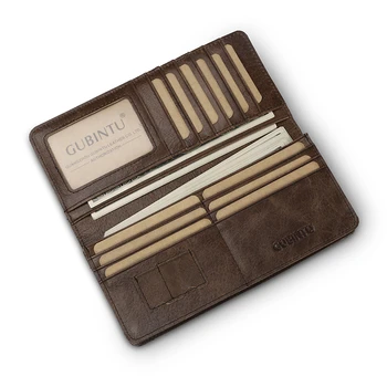 

Men Vintage Wallets Luxury Brand Long Men Purses Male Clutch PU Leather Wallet Man Business Style Cards Holders Male Coin Purs