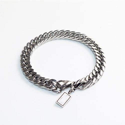 Браслет Шарм браслет в ковбойском стиле мужской Pulseira ювелирные изделия подарок серебряный Модный панк Будда браслет женский BB-101 - Окраска металла: BB101 7MM
