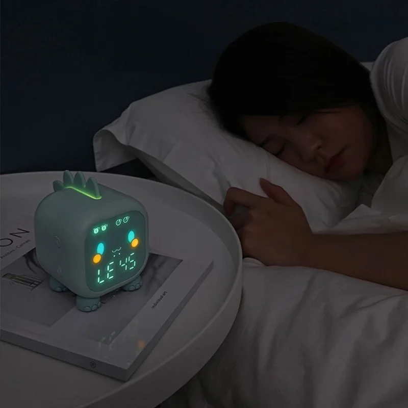Funny dinosaur alarm clock
