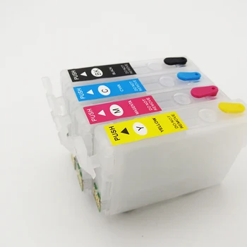 

einkshop T502XL 502XL Refillable Ink Cartridge with ARC chip For Epson T502 Expression Home XP-5100 XP-5105 WF-2860DWF WF-2865D