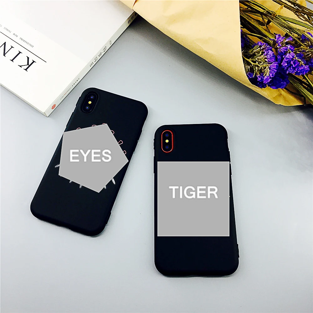 

Phone case Rlief Tiger&Eyes for iphone 11 Pro Max for iPhone X XR XS Max Cases for iphone 6 6s 7 8 Plus Soft TPU Cover Colorful