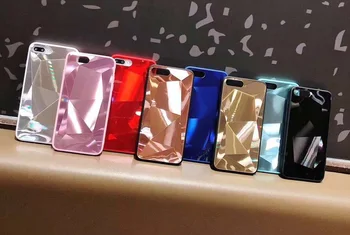 

Diamond Mirror Case For Samsung Galaxy S7 edge S8 S9 Plus Note 8 9 A6 A8 A9 2018 A520 A750 G530 J330 J530 J730 Soft Cover
