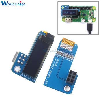 

PiOLED 0.91inch OLED 128x32 I2C IIC SSD1306 Blue OLED Display Module for RPI Raspberry Pi 1, B+, Pi 2, Pi 3 and Pi Zero