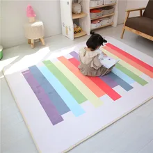 INS ковер с радугой детские цветные коврики игровые коврики Детский коврик для ползания детская спальня коврик для гостиной реквизит для фотосессии