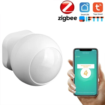 

Smart Tuya ZigBee PIR Motion Sensor Wireless Passive Infrared Detector Security Burglar Alarm Sensor Tuya/SmartLife APP Control