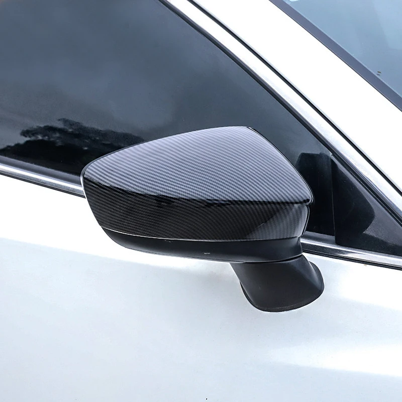 Подходит для Mazda 6 Atenza 3rd Gen 2013- автомобильный Стайлинг ABS Автомобильная задняя крышка зеркала боковой двери отделка 2 шт. авто аксессуары