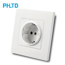 Европейский стандарт, немецкий стиль, розетка, панель, квадратное круглое отверстие, настенная розетка, европейский стиль, европейский стиль, русский переключатель
