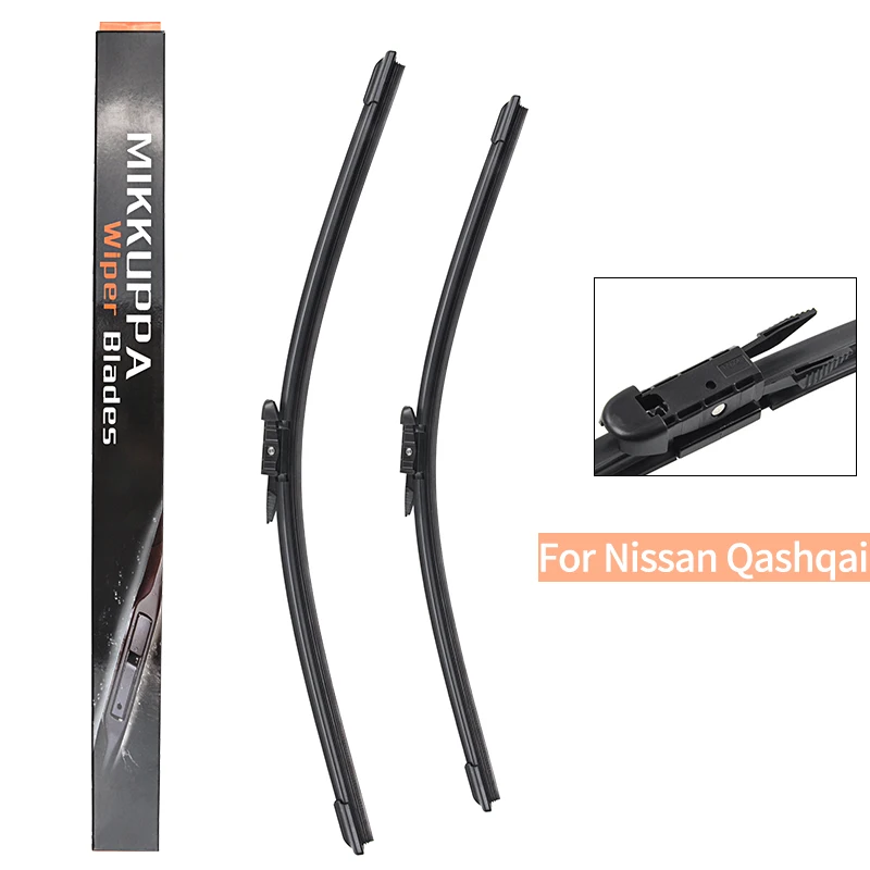 Mikkuppa Front Wiper Blades For Nissan Qashqai J10 J11 Model Year 2006 2018 Windscreen Wipers