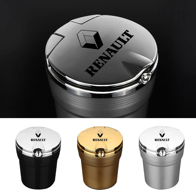 Пепельница со светодиодсветильник кой для автомобилей Renault Koleos Kadjar Scenic Megane Sandero