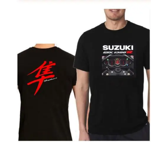 Nieuwe Mode Мужская креативная футболка Gedrukt Gsxr1300 Hayabusa Motorfiets Snelheidsmeter Размер XXXL для Suzuki рубашки X - Цвет: 1