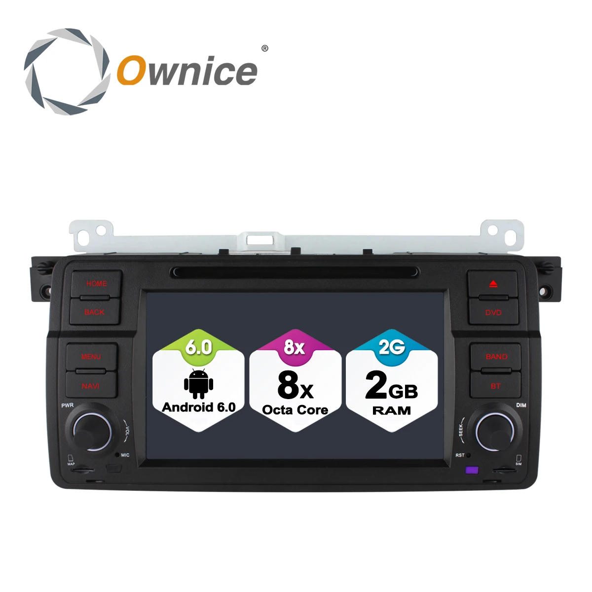 Ownice C500 Octa 8 Core автомобильный dvd-плеер Android 6 0 для BMW E46 M3 Wi-Fi 4G BT Радио 2 Гб Оперативная