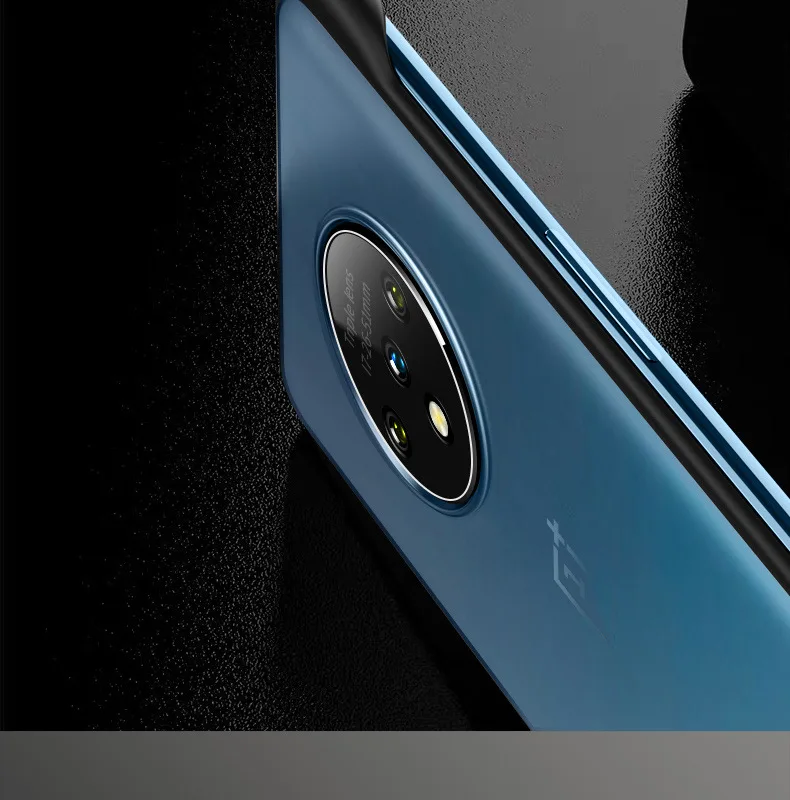 Для oneplus 7T чехол жесткий матовый прозрачный тонкий с кольцом защитный чехол на заднюю панель для one plus 7t Pro oneplus 7t 1+ 7t pro