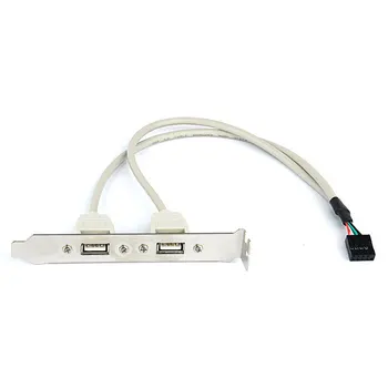 

Motherboard USB expansion bezel extension cable USB2.0 rear bezel 2 port Computer mainframe installed