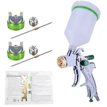 HVLP 600ML 1.4/1.7mm Nozzle Gravity Pneumatic Air Paint Spray for Car Auto Repair Tool Painting Kit