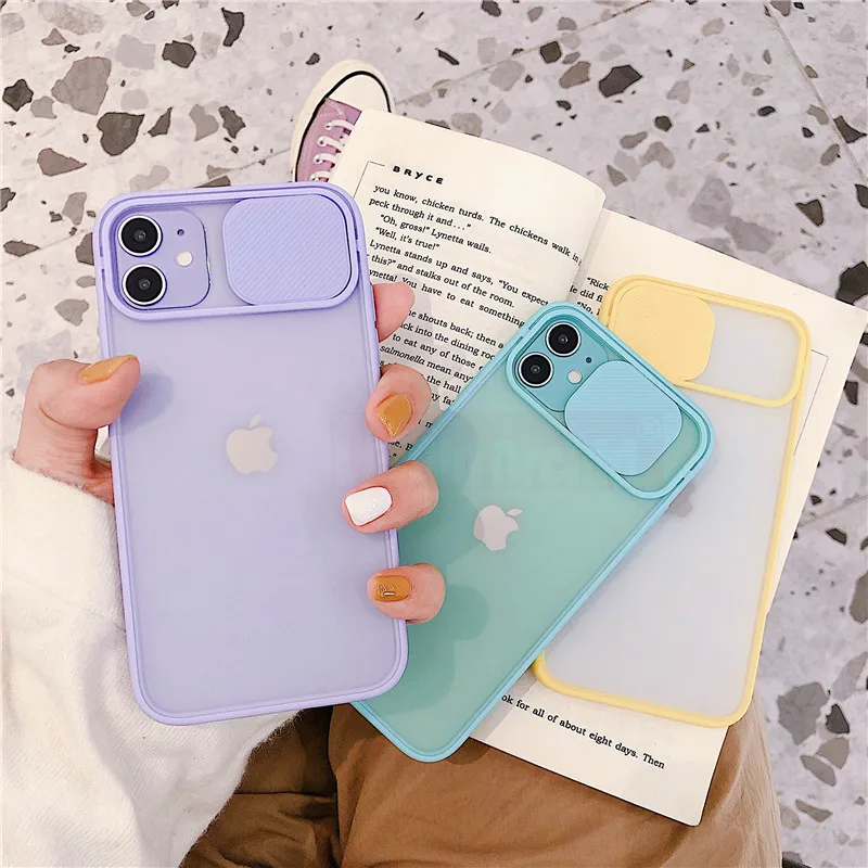 

Camera Lens Case on For iPhone 11 Pro Max 8 7 6 6s Plus Xr XsMax X Xs SE 2020 Case Protection Phone Color Candy Soft Back Cover